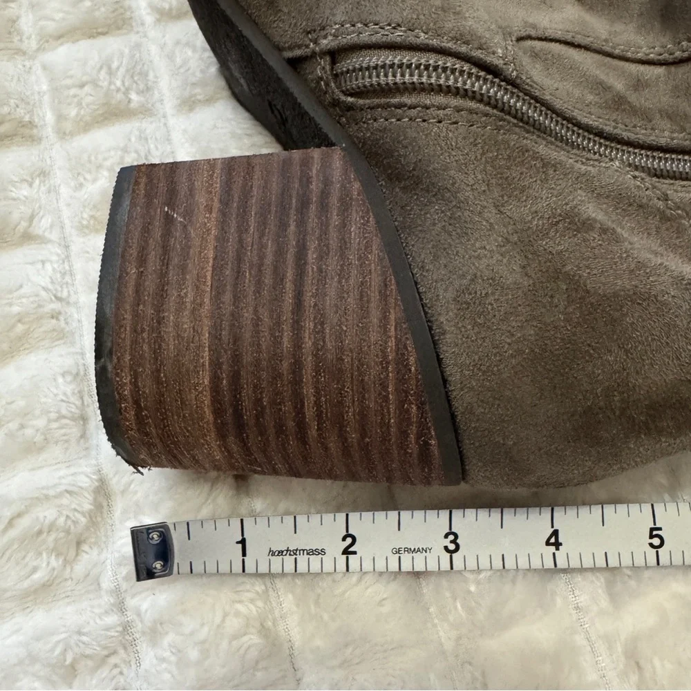 Banana Republic 8 Green Suede Over the Knee‎ Boots ~ Boho Festival Western
